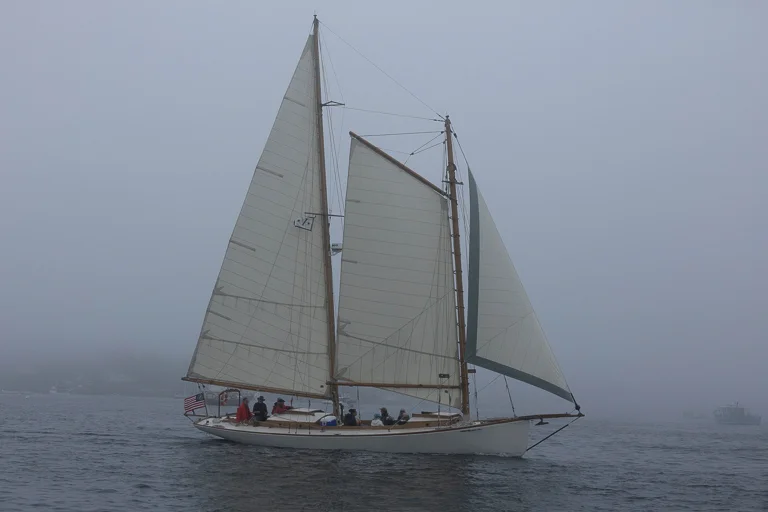Windjammer Days sailing in fog