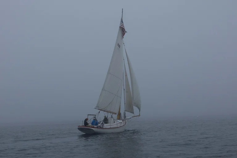 Windjammer Days sailing in fog