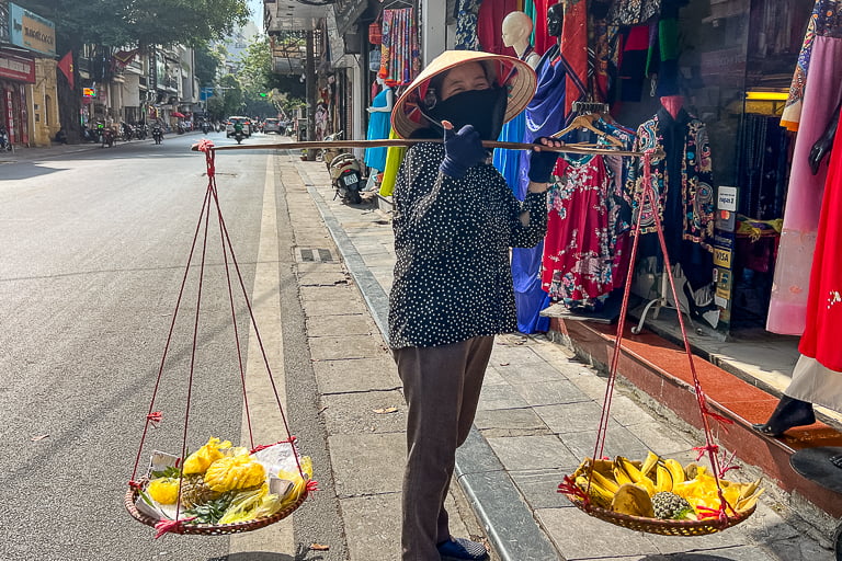 street vendor in the old quarter