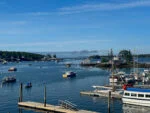 Boothbay Harbor seen from town center