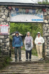 Despite a few thunderstorms along the way, we made it to our first night's lodge in the village of Ghandruk