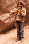Musician in Quebrada de las Conchas