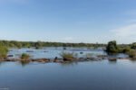 Iguazu River just upstream of the falls